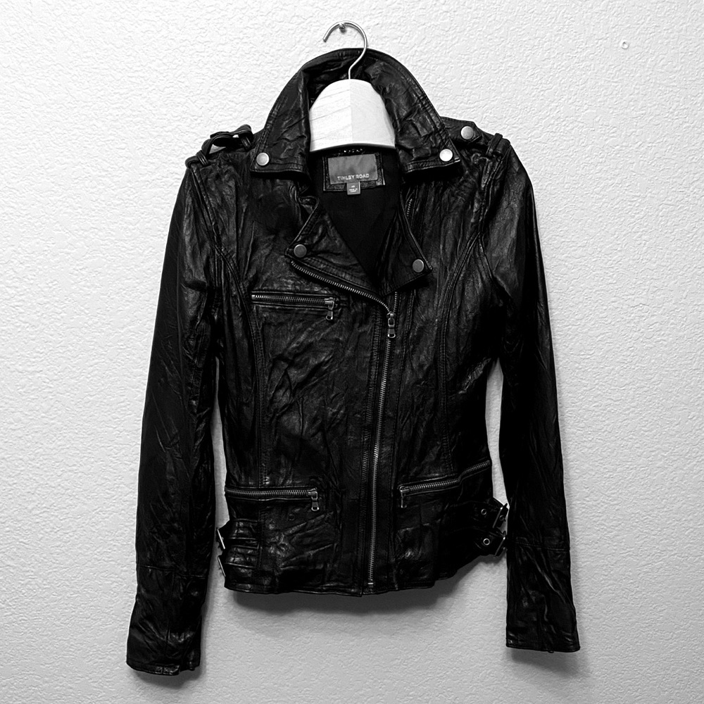 Genuine Leather Motorcycle Jacket